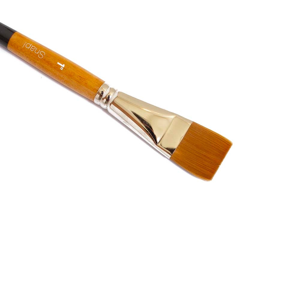 Princeton, Gold, Brushes, Art & School, Snap, Taklon, Wash, 1, Short Handle, 402379